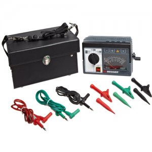 megger-212359-mj359-major-megger-line-hand-cranked-insulation-resistance-tester-100-250-500-1000-v-2-gohms